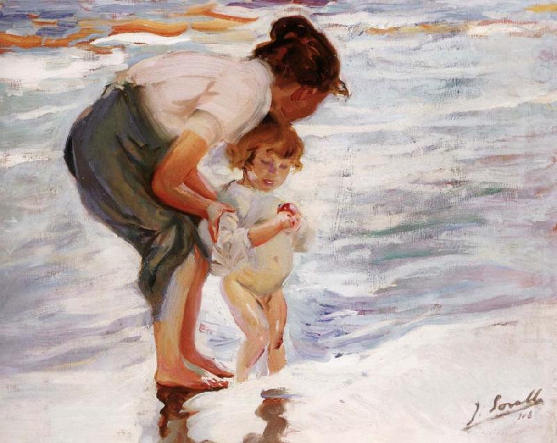 On the Beach, Joaquin Sorolla Y Bastida